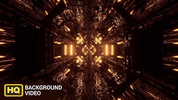 Golden Loop Abstract VJ Motion Background | Neon Light Loops | Free Video Background #vj #loop