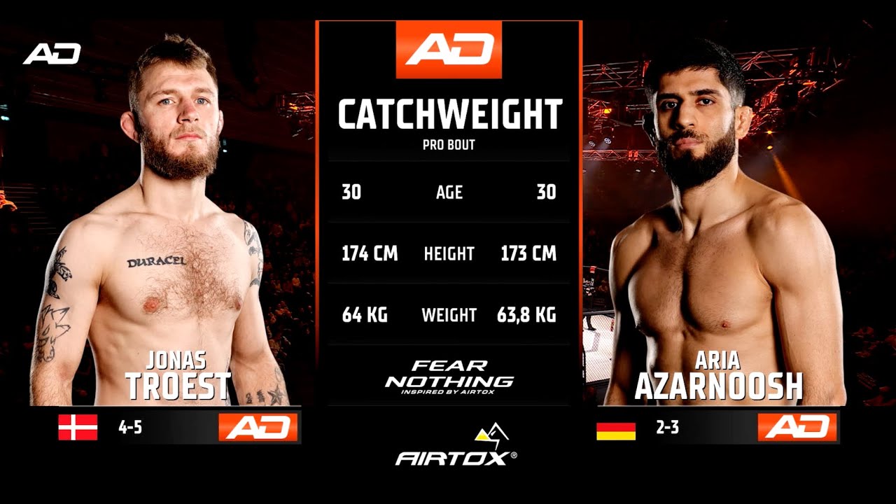 ДЖОНАС ТРЕСТ против АРИИ АЗАРНУШ AIRTOX DOMINANCE 5.0 10 ЯНВАРЯ 2026 г.