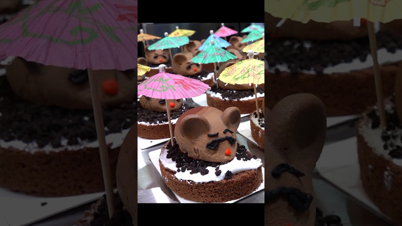 Amazing Dessert!😮 Making Chocolate Mouse cake