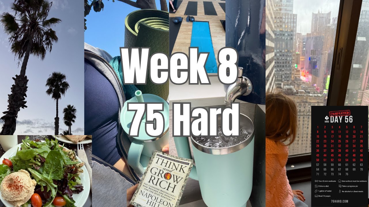 75 Hard — Неделя 8 | Подготовка к Нью-Йорку и размышления о том, как далеко я продвинулся