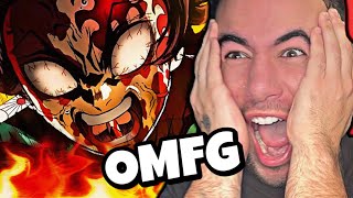 NEVER GIVE UP.. DEMON SLAYER (REACTION)