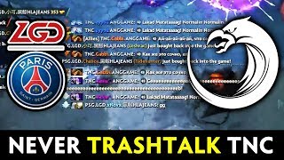 Why you never TRASHTALK Pinoy — TNC allchatting LGD