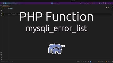 How can mysqli_error_list improve error handling? Unlocking MySQL Error Handling with