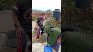 Harder wife blows 😂#husbandwife #couple #comedy #fuunyvideo