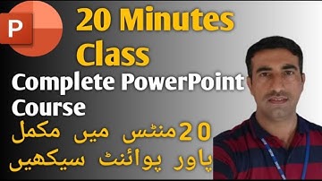 Microsoft PowerPoint Complete Course in Hindi-Urdu- MS PowerPoint Tutorial