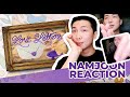 Bts  rm  namjoon reacts to love letters official mv armys song for bts 2023