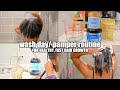 My natural hair winter wash day pamper routine for healthy fast hair growth