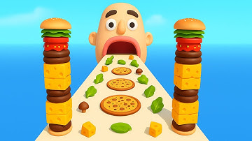 Sandwich Runner - SpeedRun All Levels Gameplay Walkthrough Android,ios New Update E23