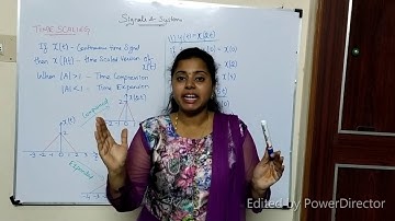 Signals and system (part-4) in tamil|Time scaling and time reversal|