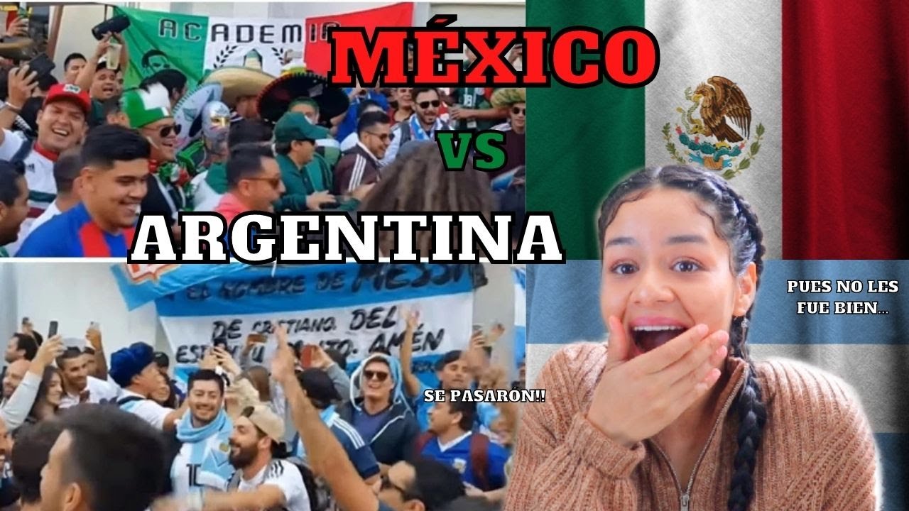 MEXICANOS PROVOCAN a la HINCHADA ARGENTINA y SUCEDE ESTO... | EXTRANJERA REACCIONA