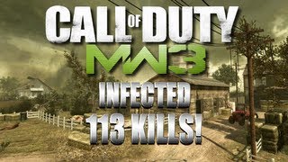 113 Kill Infected Game on Vortex Mw3 Map Pack #6