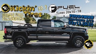 20x10 Fuel Offroad Turbos & 33x12.5 Toyos - 2015 GMC Sierra 3500 Denali HD - Kickin Tires Ep. 1