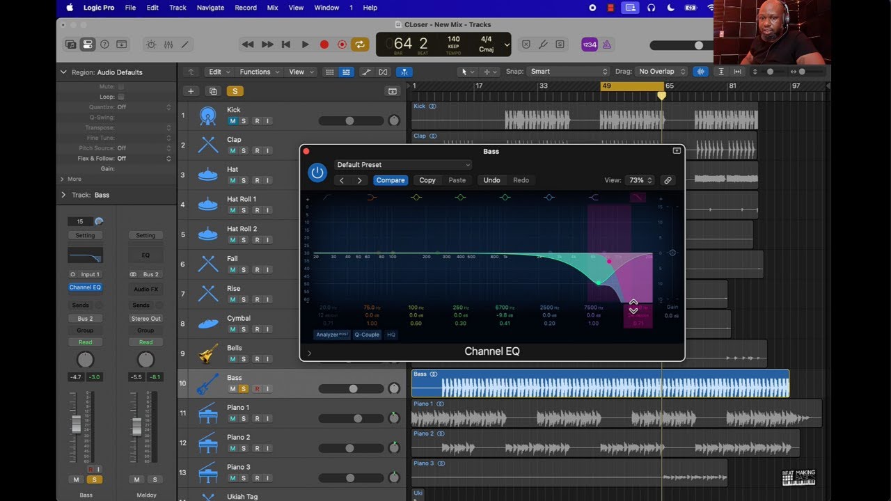 How To Mix An RNB Type Beat In Logic Pro - YouTube