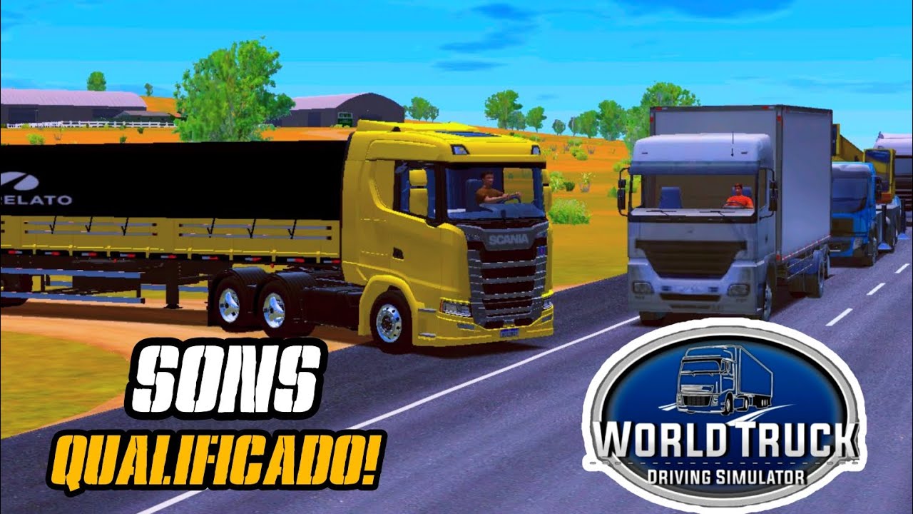 world truck driving simulator dinheiro infinito links lá no meu canal