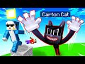 SURVIVING For 24 HOURS With CARTOON CAT! (Minecraft)