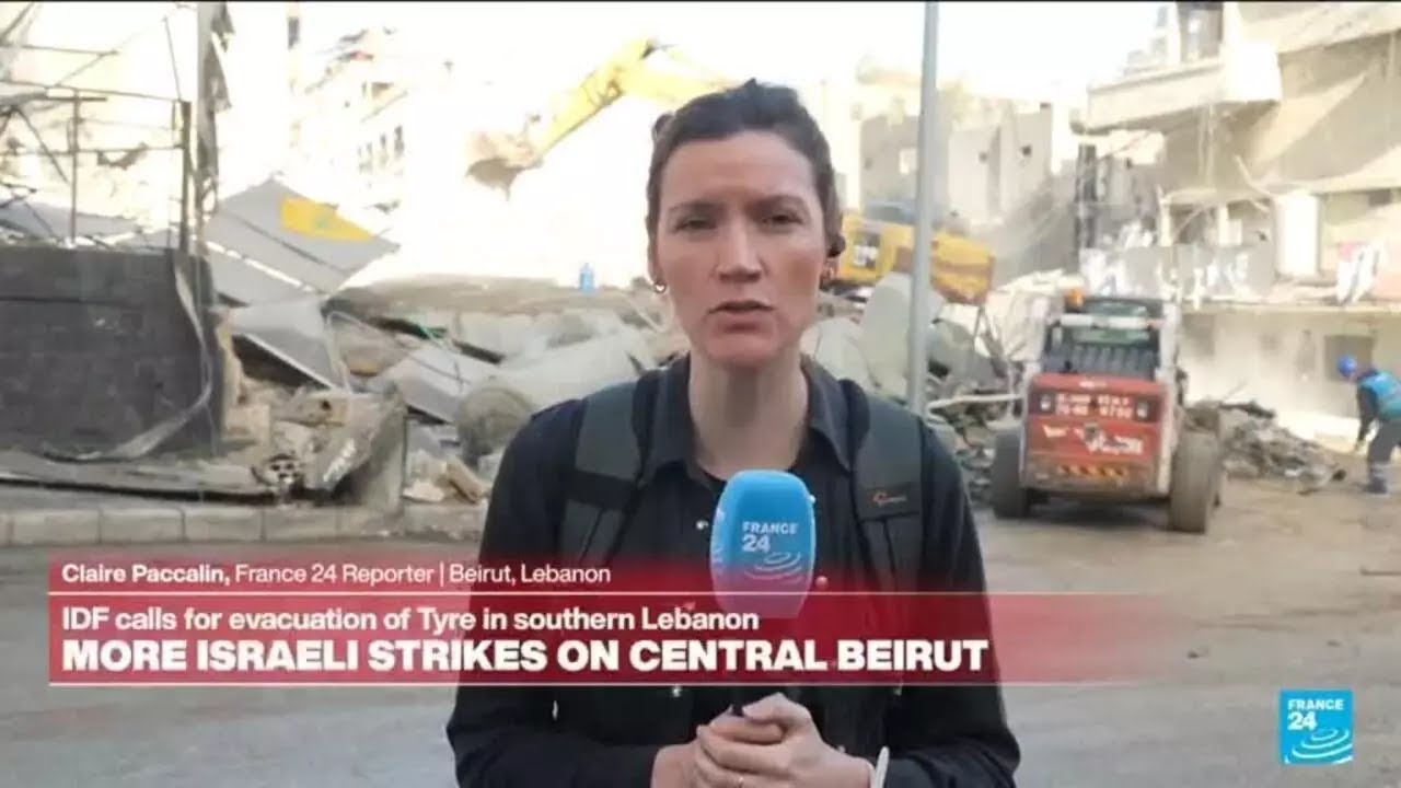 Israeli strikes target residential buildings in central Beirut • FRANCE 24 English