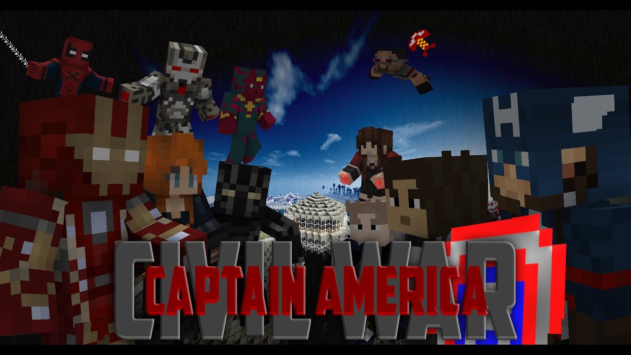 Minecraft Official Captain America Civil War Mod Showcase 
