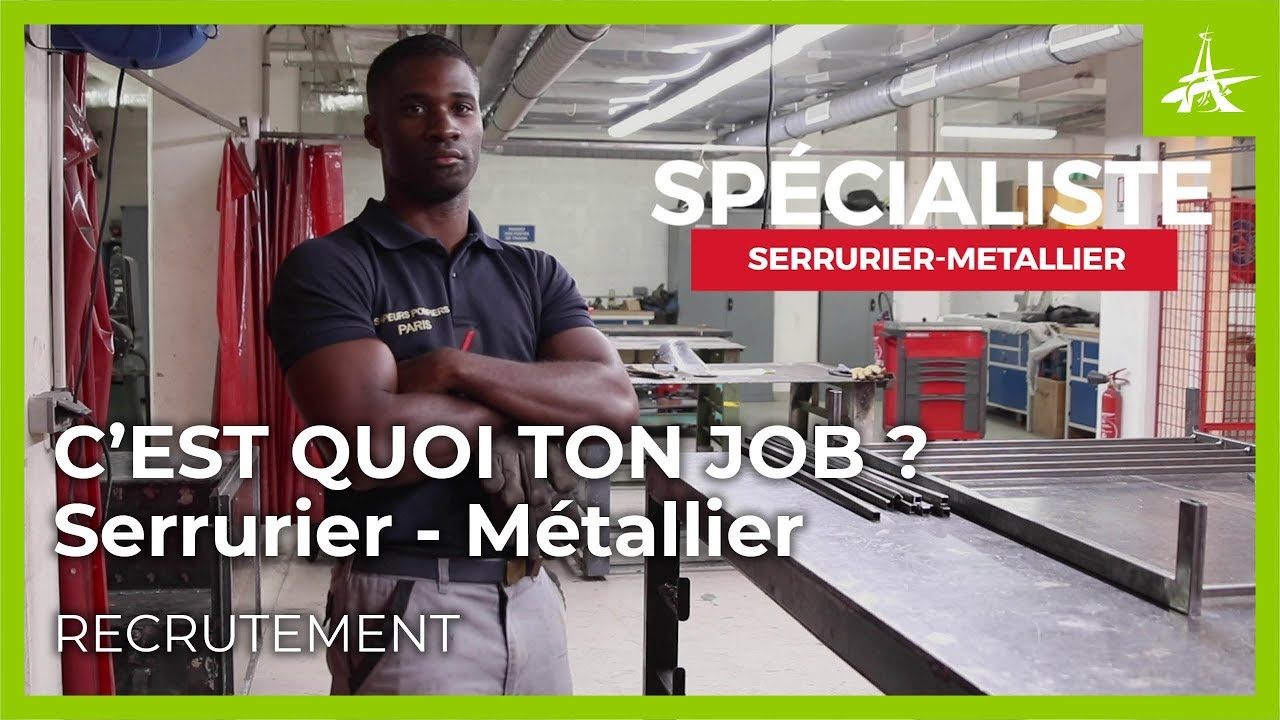 C'EST QUOI TON JOB ? Serrurier-métallier brigade group