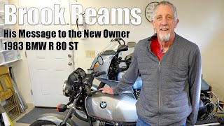 Brooks Message to the New Owner of the ST for MRP