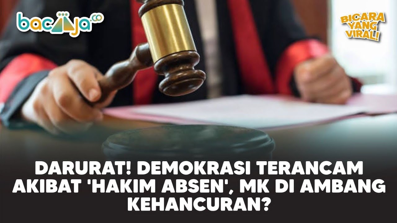 MK GOYANG, ANWAR USMAN SERING ABSEN NGANTOR