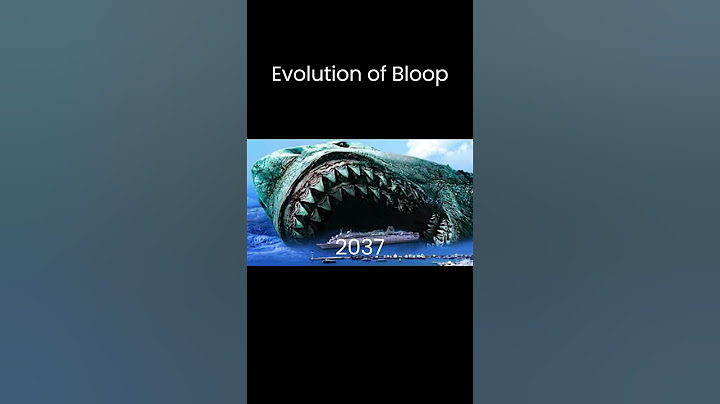 Evolution of Bloop #shorts #bloop #monster #creepy #ocean