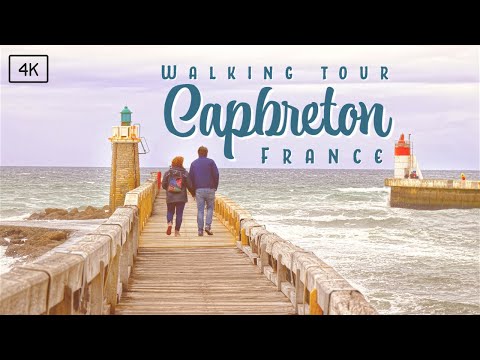 🇫🇷 Capbreton - France - Walking Tour (4K UHD)