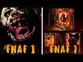 FNAF 1 2 3 4 5 6 7 ВСЕ КОНЦОВКИ (2014-2018) - ФНАФ 1 2 3 4 5 6 7 ALL ENDINGS!