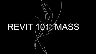 REVIT 101: How to model in Mass
