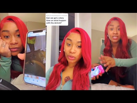 MalayiahK - SCARY story about a STRANGER living in the Same AIR BNB