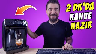 TEK TUŞLA KAHVE YAPAN MAKİNE \/ Philips EP2220\/10 Tam Otomatik Espresso Makine incelemesi