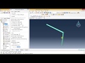 Abaqus Tutorials - How to Analyse 1D Frame In Abaqus 6.14