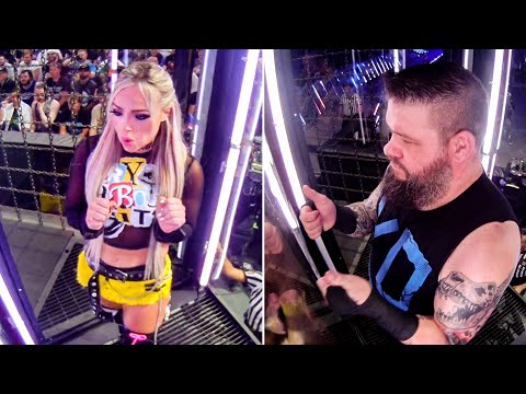 Superstars react from inside Elimination Chamber pods
