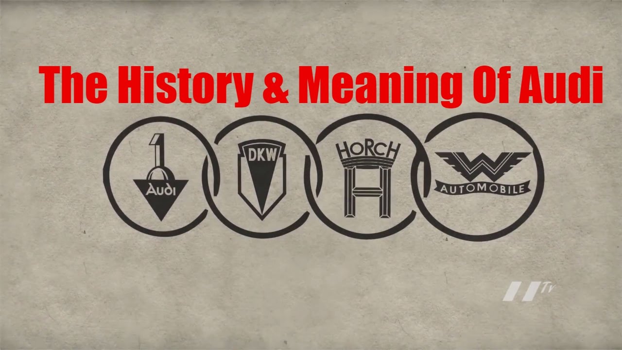 The Meaning History Of Audi The Four Ring Logo Youtube