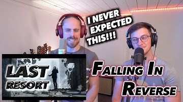 I NEVER expected this from FALLING IN REVERSE - "LAST RESORT"!!! (AUDIO REACTION)