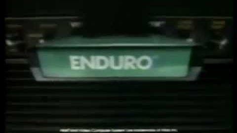 Enduro Atari 2600 1983 Commercial