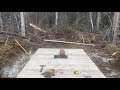 Building a new outhouse at our Off Grid Homestead in Alaska