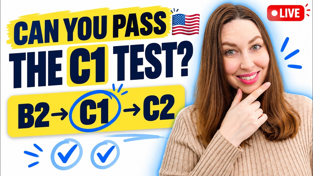Think You’re C1? Put Your English to the Test! 🔴 LIVE