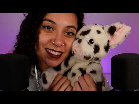 *VERY SENSITIVE* Sleepy Goodness ✨ Ear To Ear ASMR | Cardboard, Plushie, Towels, Whispers & More