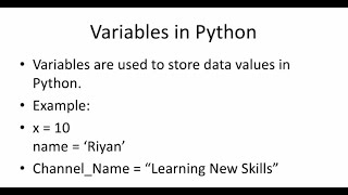 16 | Variables in Python | Visual Studio Code Examples | Python Learning | Guide for Beginners