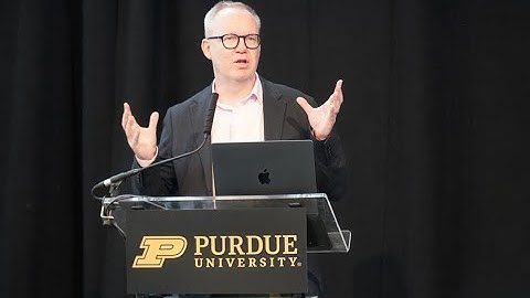 John E. Mitchell presentation at Purdue University