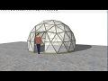 How to draw geometric structures in sketchup