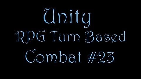 Unity C# - RPG Turn Based Combat - Part 23 - Sound effects