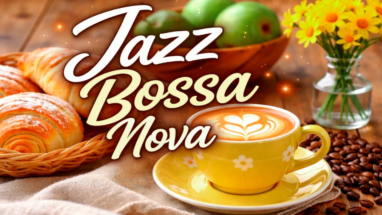 Morning Bossa Nova ☕ Relaxing Cafe Jazz Music for Positive Mood, Study, Work & Stress Relief