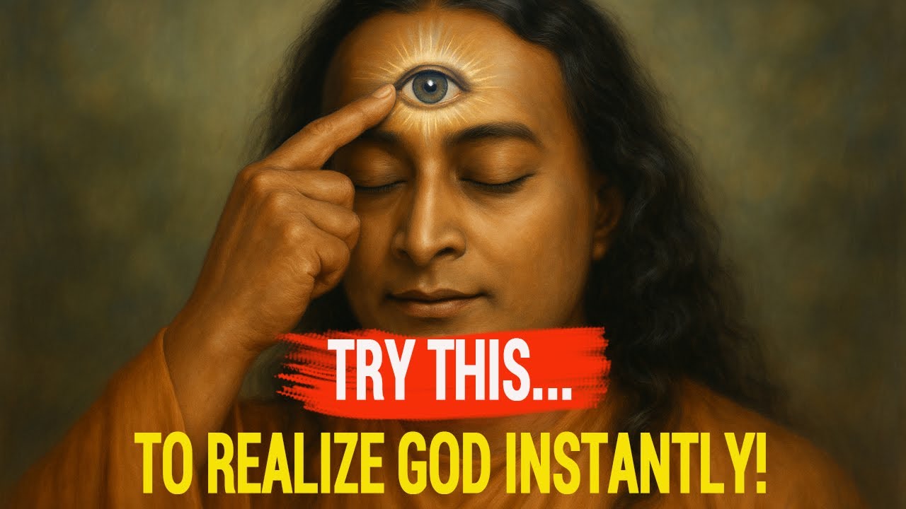 Press Your Third Eye For 60 Seconds And Watch What Happens | Yogananda's Secrets