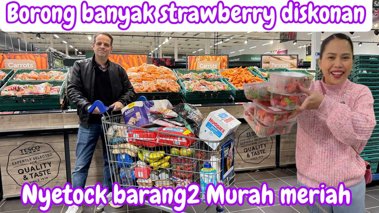 BORONG BANYAK STRAWBERRY DI OBRAL || NYETOCK BARANG2 MURAH MERIAH