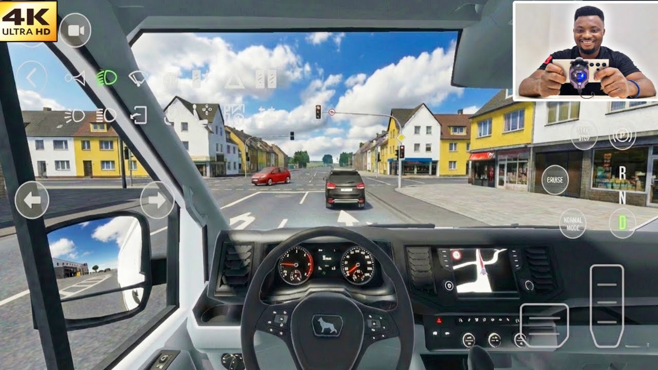 Drive Real Truck Simulator - Premium City Delivery | MAN TGE van | 4K ULTRA 