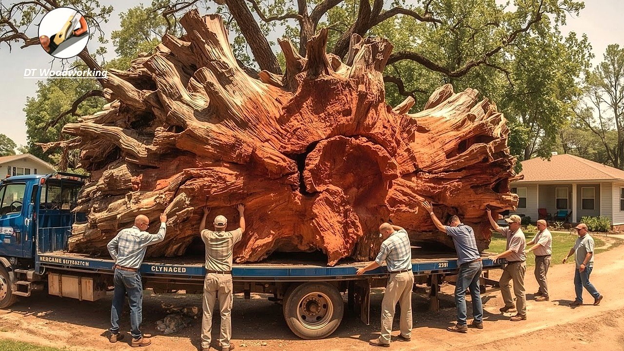 Unexpected Changes From Tree Stumps // Turning 100-Year Old Tree Stumps into Stunning Works of Art!