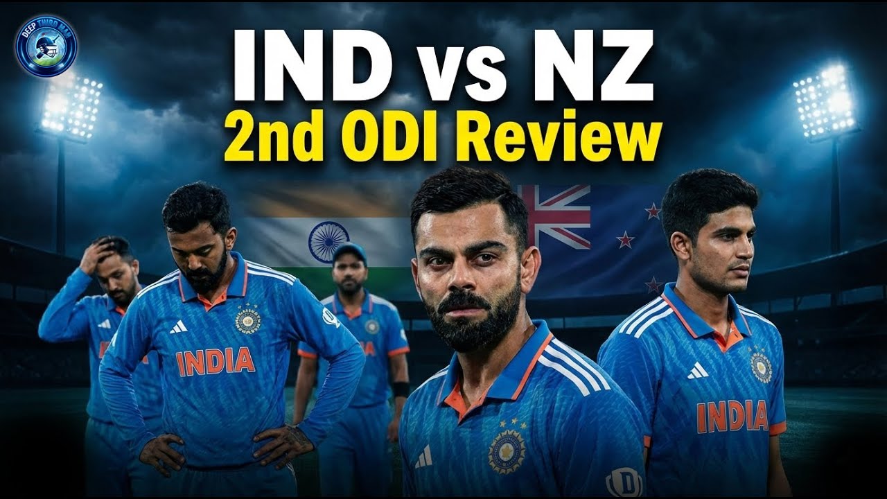 IND vs NZ 2nd ODI Match Review | Full Match Analysis | Deep Third Man | Cricket Review