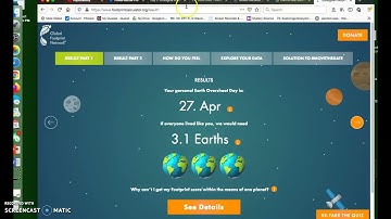 Calculating Ecological footprint 9th