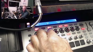 Novation SL MKII using PADS to play DRUMS